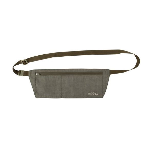Sac Banane Tatonka Hip & Bar Pouch BC 5 Litres - Cordura, Dos Rembourré, Fixation Guidon Vélo - Gris Pierre, Nombreux Compartiments