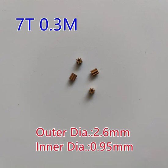 Jeu De 4 Pignons Moteur CNC Aluminium - 7T, 8T, 9T, 10T - Pour Véhicules RC Et Modélisme