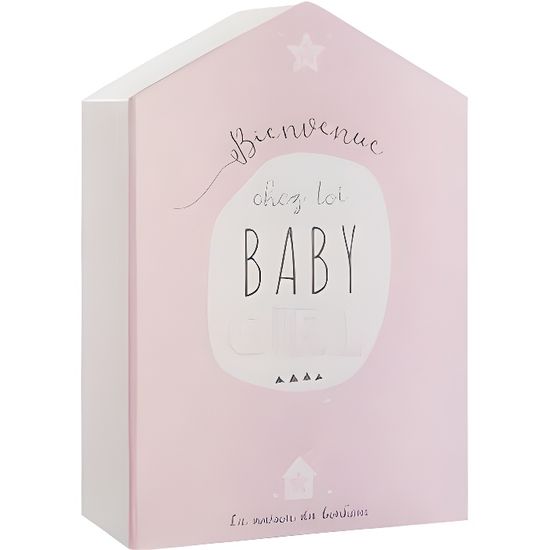 Maison coffret naissance Bienvenue chez toi Baby Girl