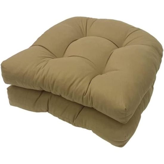 Coussins De Siège Pliables Extérieur - Lot De 3 + Sacs Rangement - Tissu Oxford Imperméable - 39x29.5cm