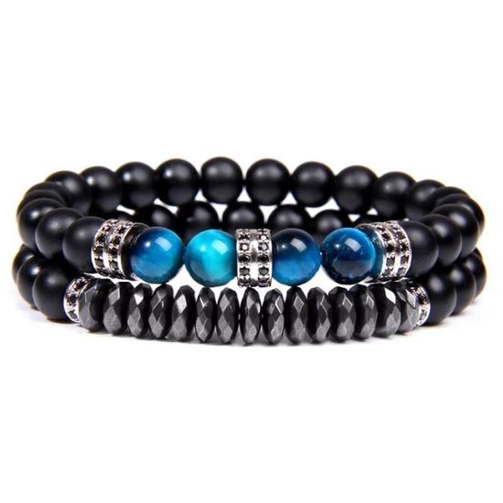 Lot Bracelets et Pendules en pierres naturelles fait main - Montres & Bijoux