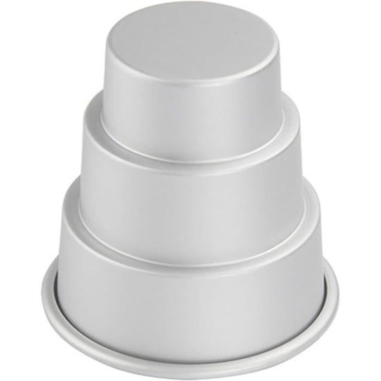 Moules à Gâteaux Ronds Creux En Aluminium Avec Fond Amovible – 3 Tailles Pour Génoises Parfaites - 11
