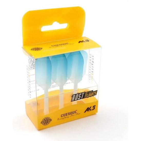 3 Tiges Fléchettes CUESOUL - Intégrées Ailettes, Forme Diamant, Taille M