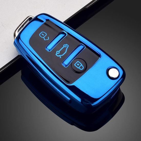 Baisirui Compatible Protection Coque Clé de Voiture Audi A1 A2 A3 A4 A5 A7 Q1 Q3 Q5 TT TTS S4 S5