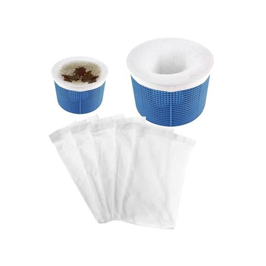 Chaussette Filtre Piscine, Chaussettes de Skimmer de Piscine, 5 Pièces Pool Skimmer Socks pour
