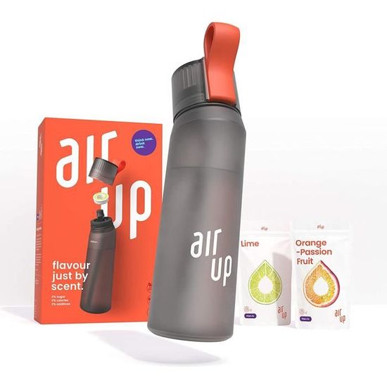 AIR UP Starter kit Gourde avec pods Citron Vert & Orange Passion