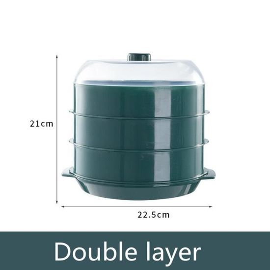 Cuiseur Vapeur,Four à Micro-ondes Pratique 1-3 Couches, Cuiseur Vapeur