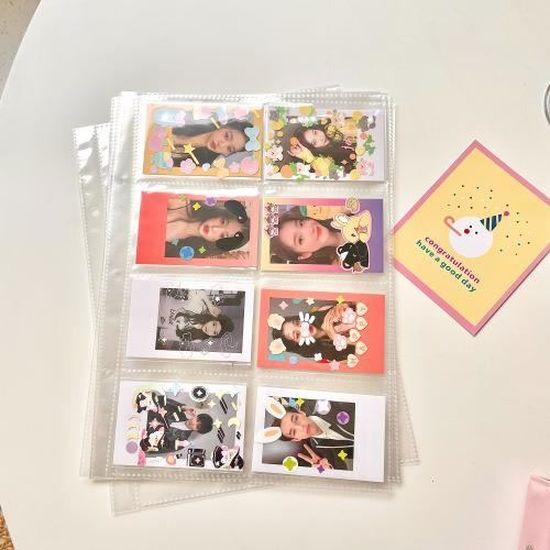 1080 cartes - Grand classeur A4 Kpop Album Photo Polaroid, porte cartes  Photo à feuilles mobiles, livre de co - Cdiscount Beaux-Arts et Loisirs  créatifs