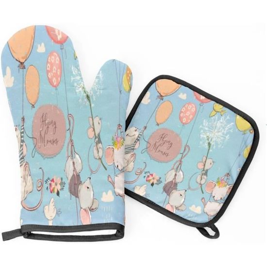 Gants Anti-chaleur, Gants De Cuisine Et Maniques, En Coton, Pour La