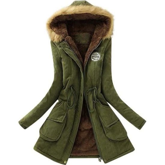 Manteau chaud shop pour femme
