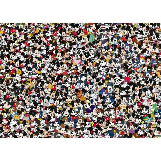 Puzzle Adulte - Ravensburger - Mickey - 1000 pièces - Dessins animés et BD - Collection Disney