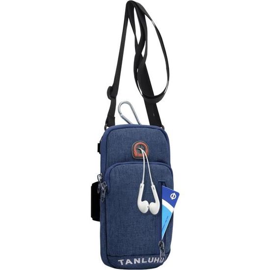 Brassard De Sport NEUTYPECHIC Avec Poche Zippée - Universel, Fluorescent, Pour Téléphone Jusqu'à 6.8 Pouces