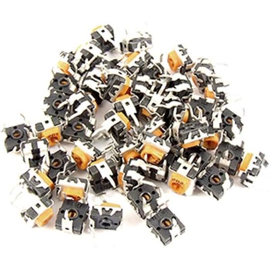 Lot De 50 Résistances 1,5 KOhm (1500 Ω) 1/4W - Tolérance 5% - Pour Projets électroniques, Arduino - 6