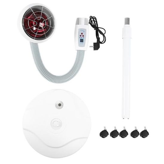 Lampe Infrarouge Chauffante Cozion 275W - Réglable 360° - Minuterie - Pour Maison Et Bien-être