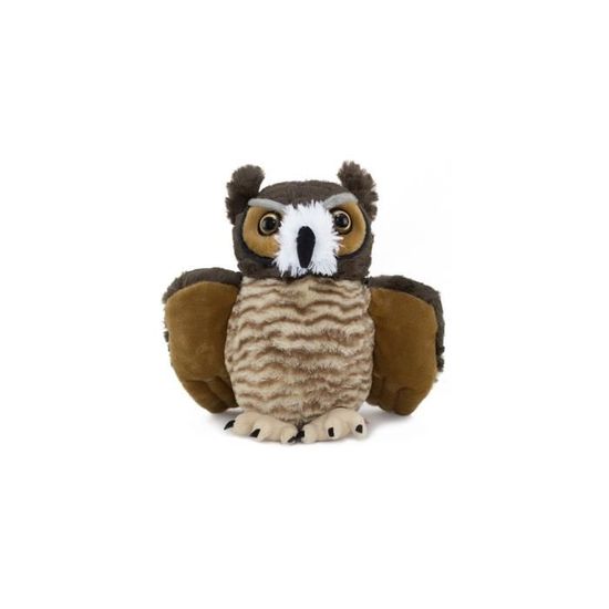 Peluche Grand Duc D Amerique 37cm Peluche Oiseau Doudou Licence Wild Animaux Hibou Cdiscount Puericulture Eveil Bebe