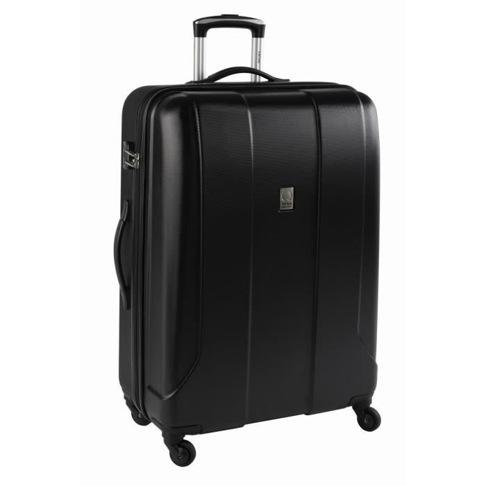 Valise trolley extensible 4 doubles roues 70.5 cm taille : l, sky max 2.0  noir Delsey Paris