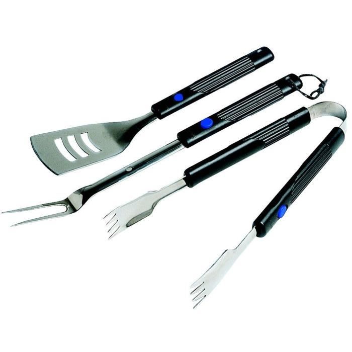 Campingaz Set 3 Ustensiles Inox Manche Extensible