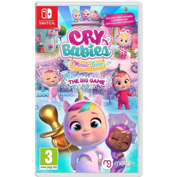 Just For Games Cry Babies Magic Tears The Big Game - Jeu Nintendo Switch