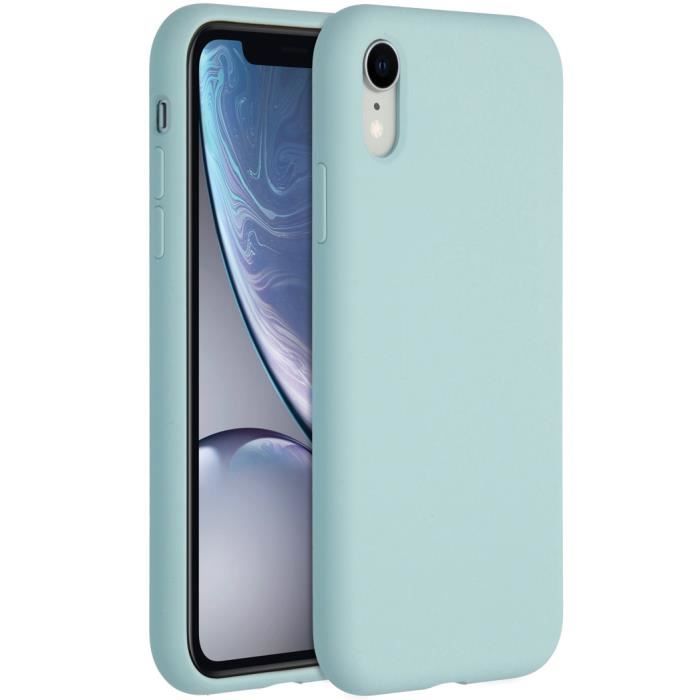Coque Liquid Silicone pour l'iPhone Xr - Bleu clair