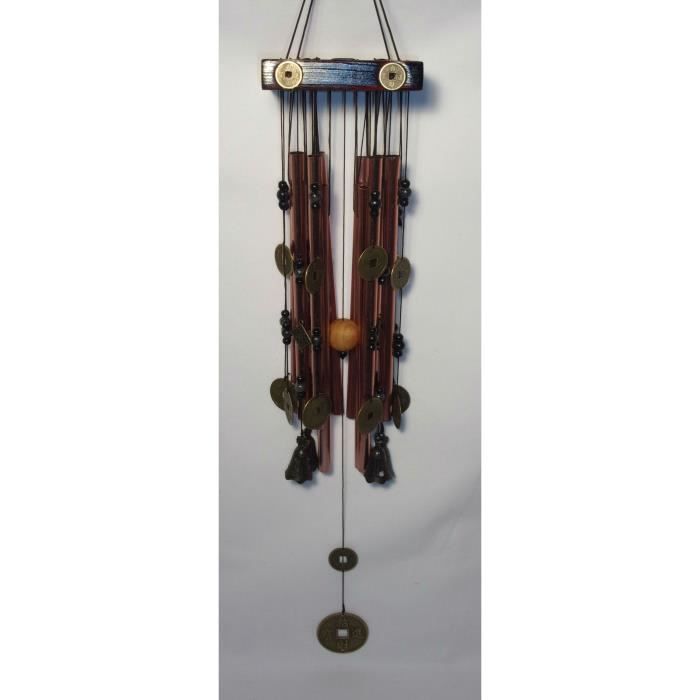 Carillon mobil Feng Shui chinois 37 cm cuivré ( Livraison gratuite)