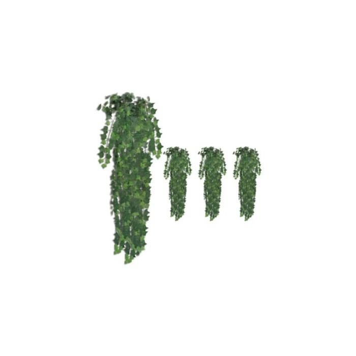 Buissons artificiels de lierre 4 pcs Vert 90 cm alsa