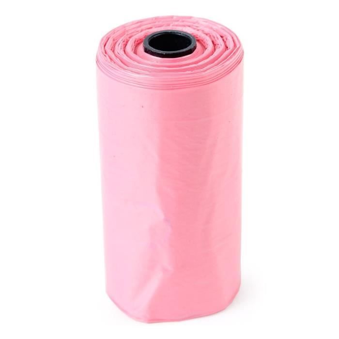 Sac de proprete excrements,100 rouleau 1500 pièces chien sac merde zéro déchets animaux de compagnie déchets - Type pink-1500PCS