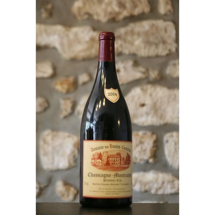 Chassagne Montrachet rouge 1er cru, Domaine des Hautes Cornieres, Magnum 2004 Simple