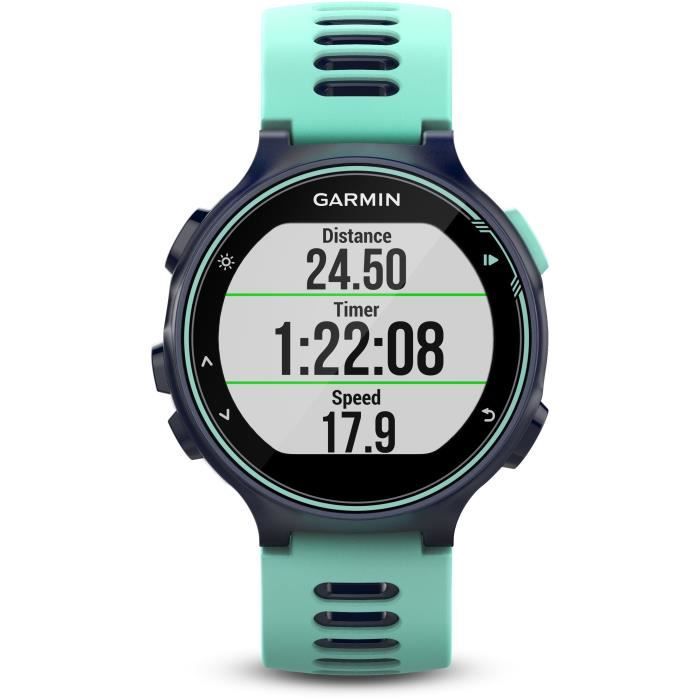 GARMIN Forerunner 735XT HR Tri Bundle (HRM Tri/Swim) Montre - Bleu et vert d'eau