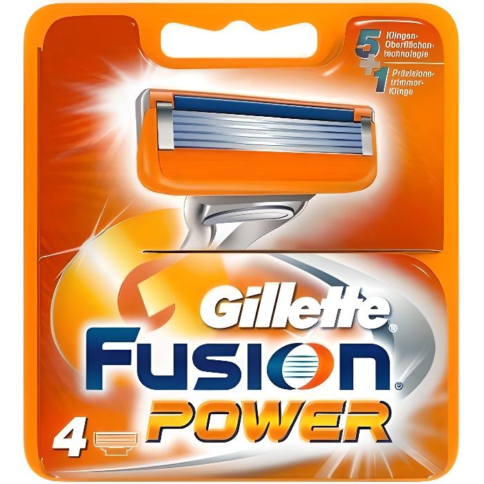 GILLETTE BOITE DE LAMES DE RASOIR FUSION POWER