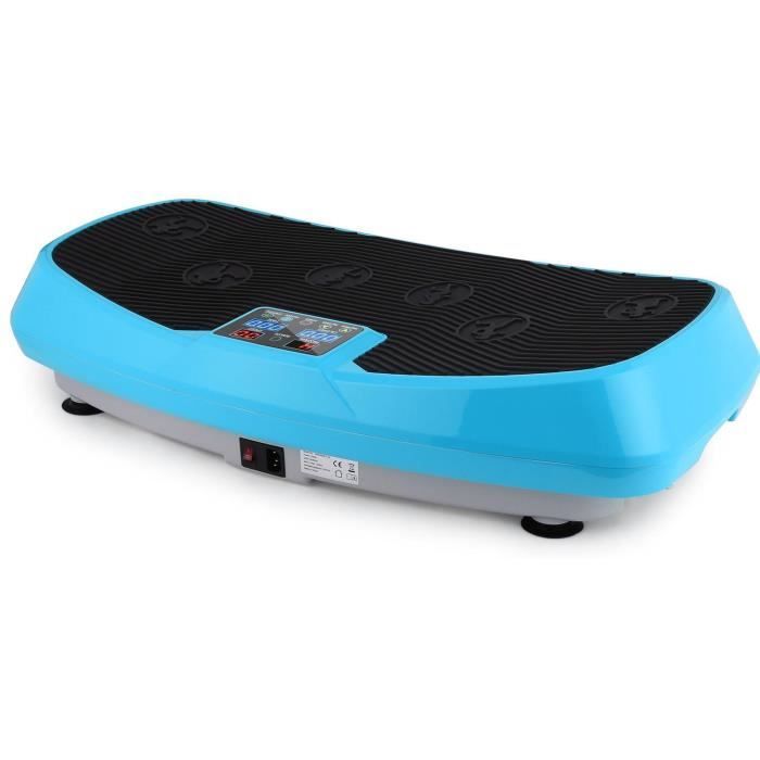 ANCHEER Fitness Plateforme Vibrante 250W Pour maigrir cardio fitness - 120KG Capacité - Bleu