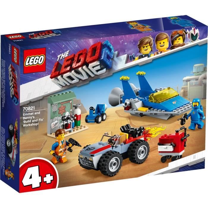 LEGO® 4+ Movie 70821 L’atelier « Construire et réparer » d’Emmet et Benny ! - La grande aventure LEGO 2
