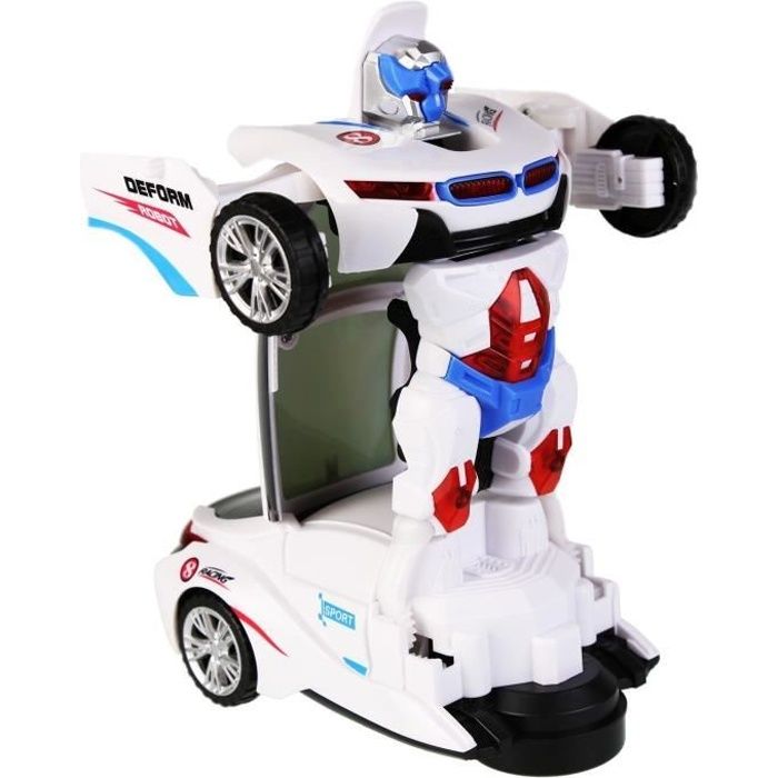 ROBOT VOITURE transformable Robot Racer Musical et lumineux