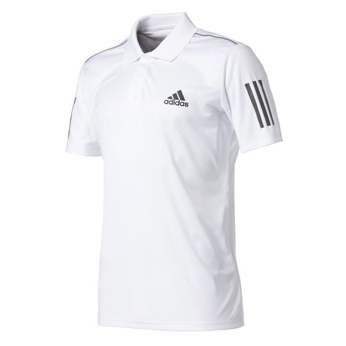 ADIDAS Polo de tennis Club 3STR - Blanc - Femme