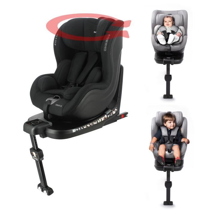 Migo Siège auto i-Size ONYX 40-105 cm - pivotant 360 - grand confort - assise