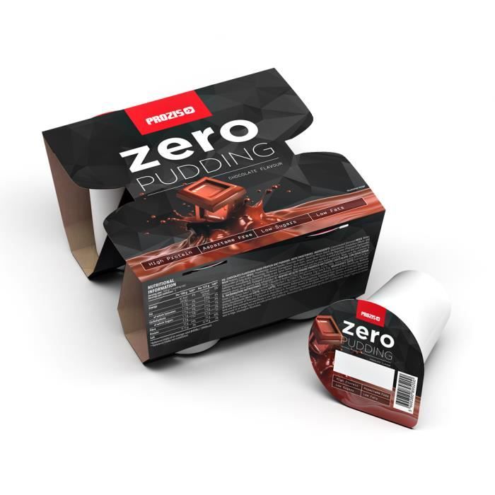 PROZIS - 4 x puddings protéinés 125 g Nouveau - Chocolat