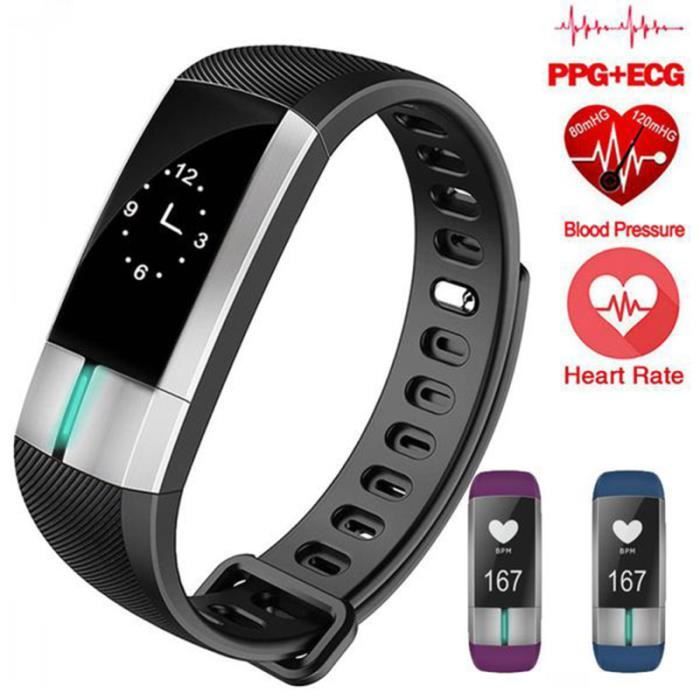 1Pc bracelet intelligent étanche Durable IP67 portatif bande intelligente tensiomètre pour Sport de santé PODOMETRE