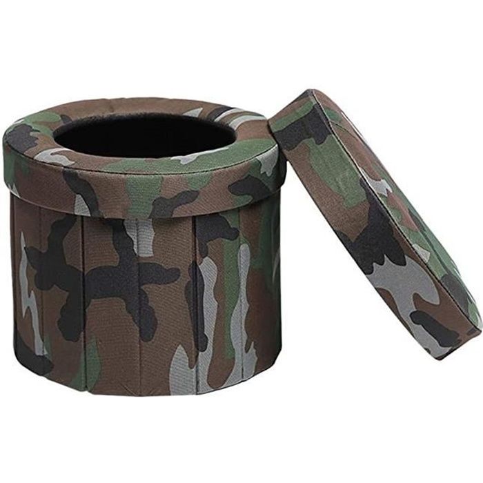 XJYDNCG Toilette de camping portable avec 12 sacs propres Siège