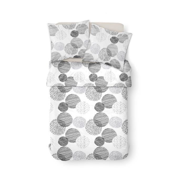 Parure de couette 100% coton 57 fils 240x220 TREINTA