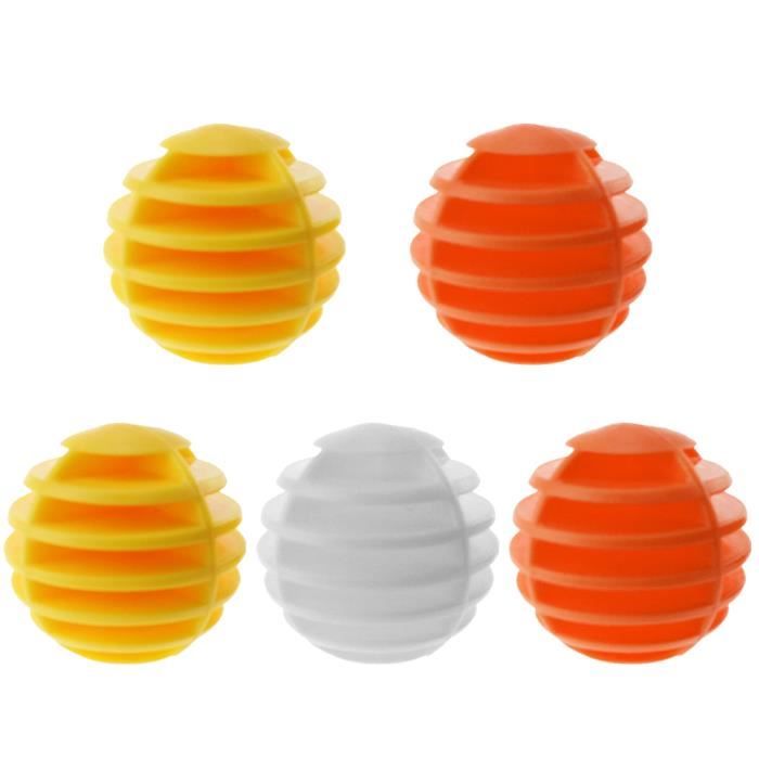 5 pcs En Plastique Bande Balles D'entraînement Durable Pratique Accessoires De Golf Gadget Sport pour Enfants BALLE DE GOLF