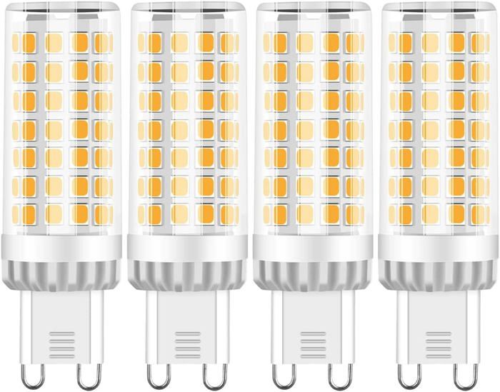 Ampoule Led G9 Lampe, Non Dimmable Pas De Scintillement Blanc Chaud 3000k 3w 40w Ampoules Halogene Equivalent Lot De 4