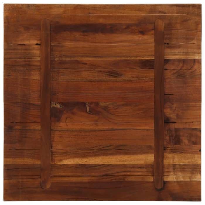 Dessus de table de cuisson vidaXL Dessus de table 50x50x3,8 cm carré bois massif manguier
