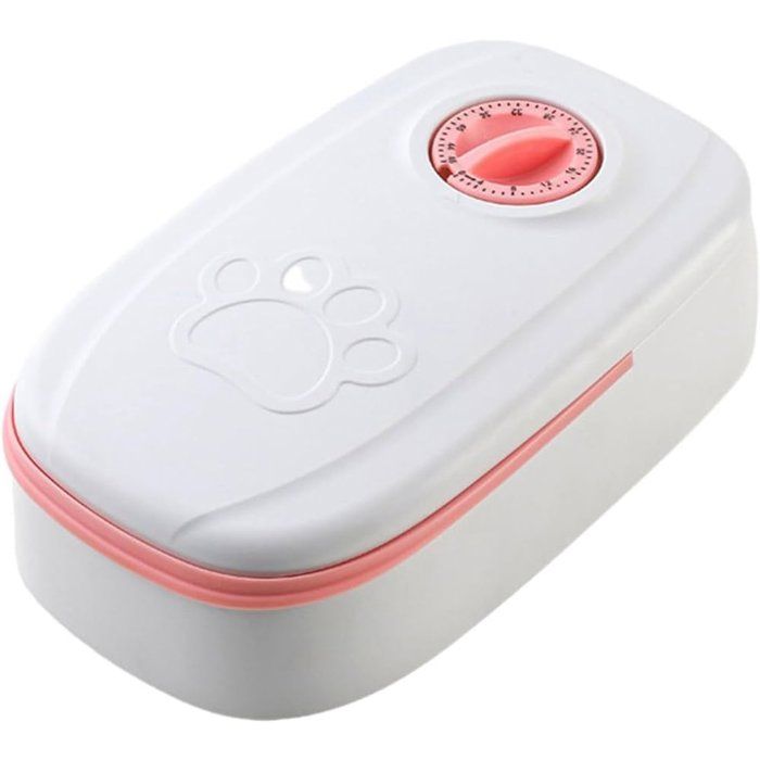 Distributeur automatique de croquettes pour chat/chien - Minuteur 48 heures - Distributeur automatique pour chat - Distributeur élec