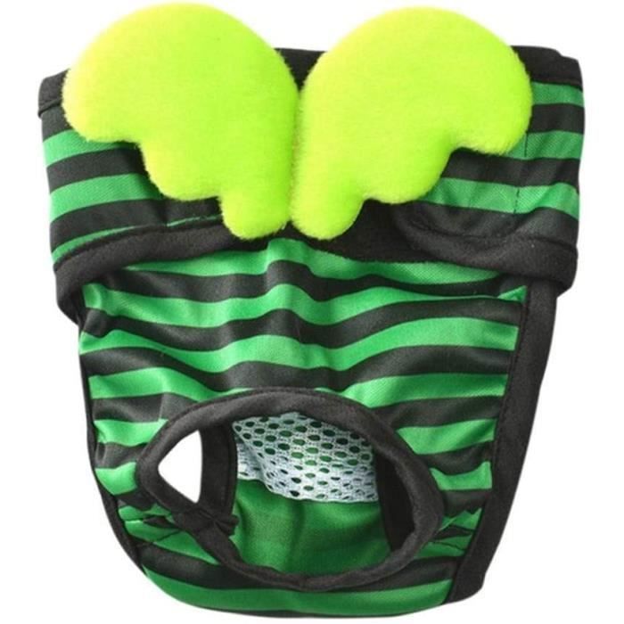Culotte Chiennes Chaleurs Couche pour Chien Couches pour Chiens Femelle Chien sous-Vêtements Petit Chat Couches CULOTTE HYGIENIQUE