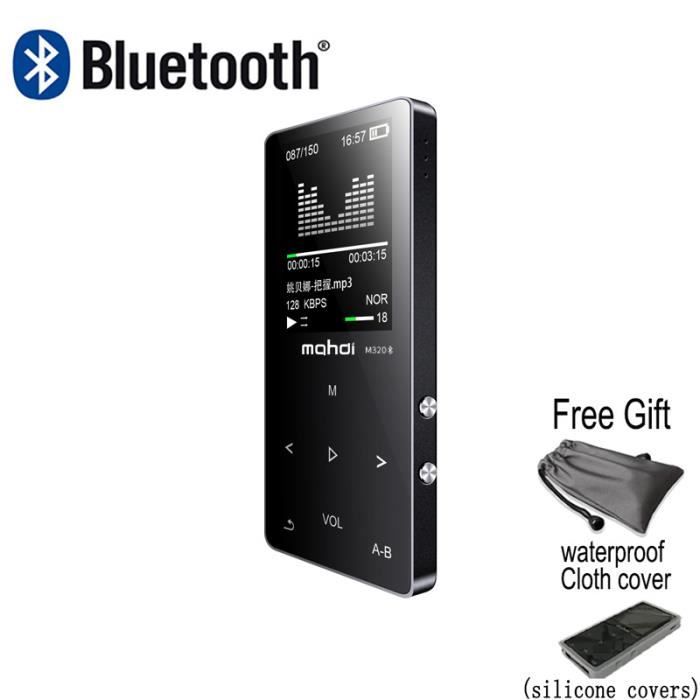 AGPTEK Haut-Parleur MP3 Bluetooth 4.0, Lecteur de Musique 8Go en Métal avec  Bouton Tactile, 1,8'' Écran TFT, Supporte Carte SD 128Go - Cdiscount TV Son  Photo