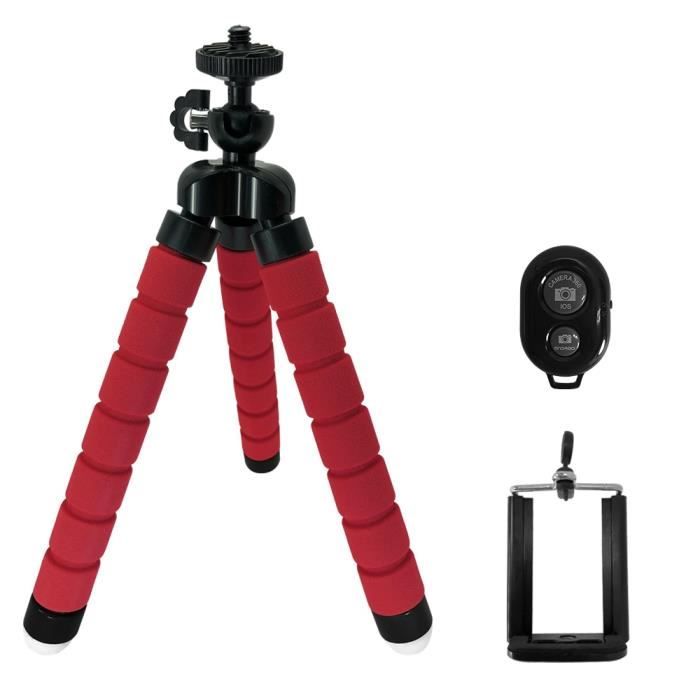 Trépied Flexible Mini Pour Téléphone Et Caméra - Support Poulpe Portable, Réglable 360°, Voyage