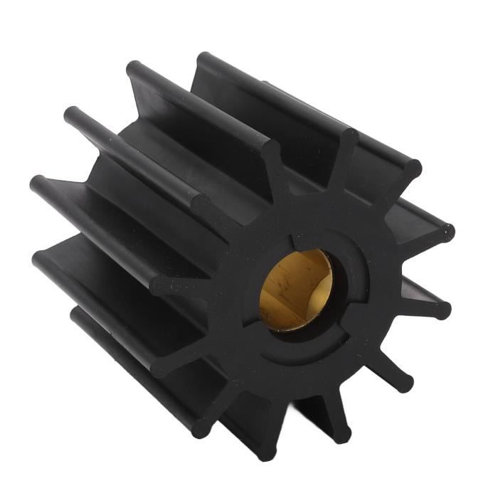 Kit Turbine Pompe à Eau 12 Ailettes - Compatible Sherwood 9959 Et Autres - Rechange Haute Performance Pour Moteur Marin - Avec Joints Et Rondelle