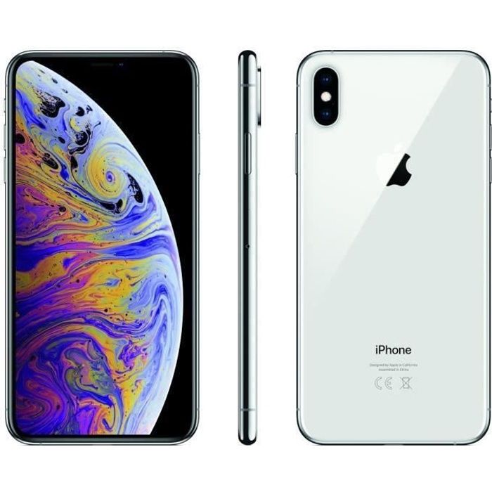 APPLE Iphone Xs Max 64Go Argent - Reconditionné - Excellent état