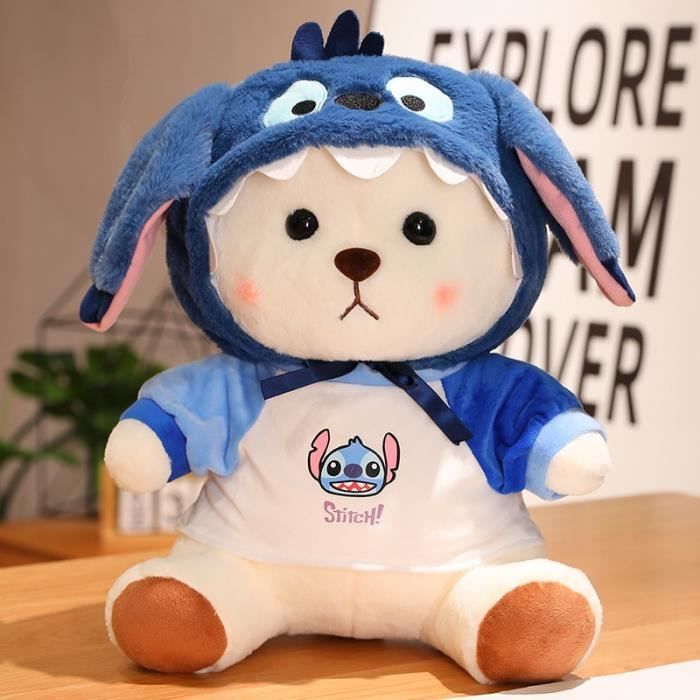 Chemise ours bleu 50 cm Ours en peluche Harvey Teddy Tales