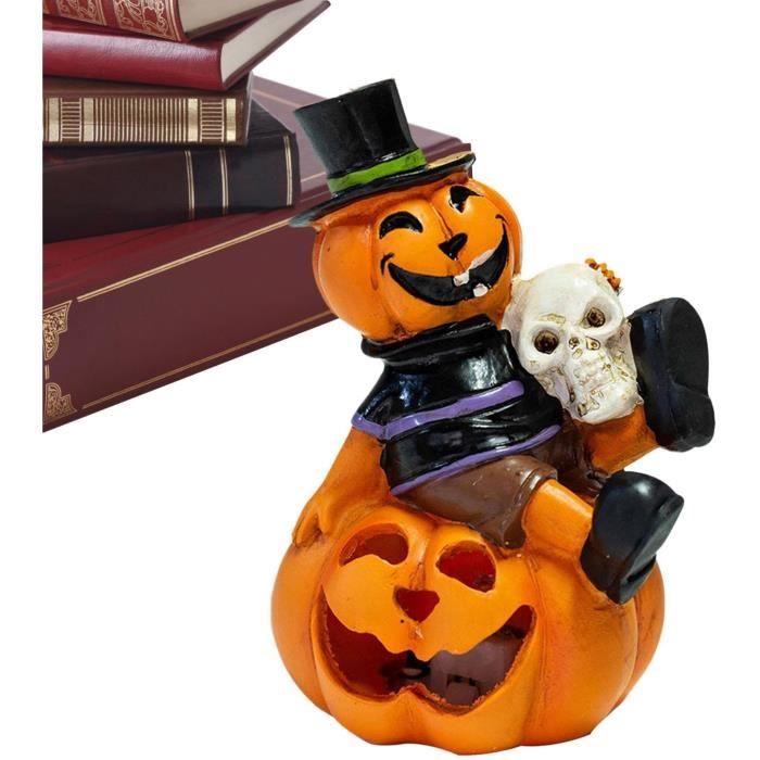 Décoration Citrouille Lumineuse Pour Halloween - Éclairage LED, Effet Effrayant