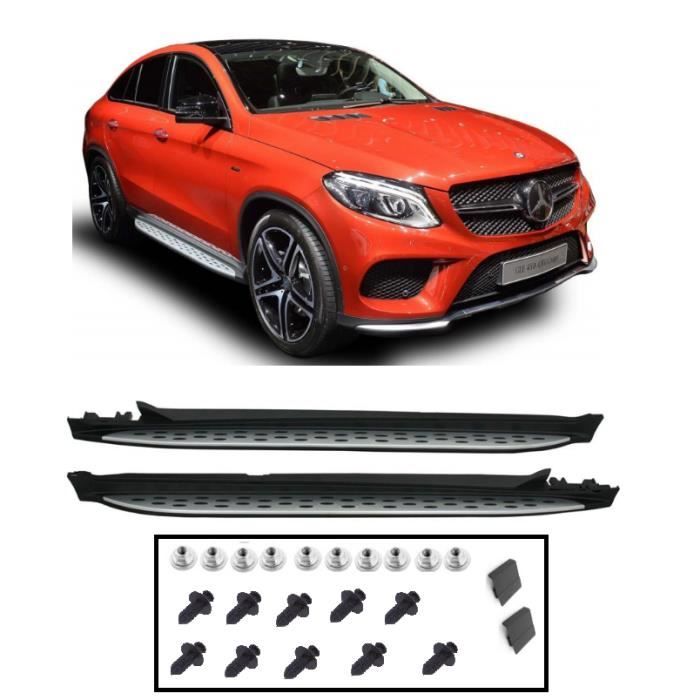 J&J AUTOMOTIVE | Marche-Pieds Latéraux Marche Pieds Compatible Avec ML W164 2006-2011, Marchepieds 2 Pi?Ces (Droite Et Gauche), Antidérapant